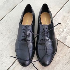 Saks fifth Avenue  black with laces formal shoes size 9.5 new without tag